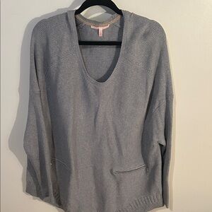 Victoria's Secret Light Gray Scoop Neck Sweater